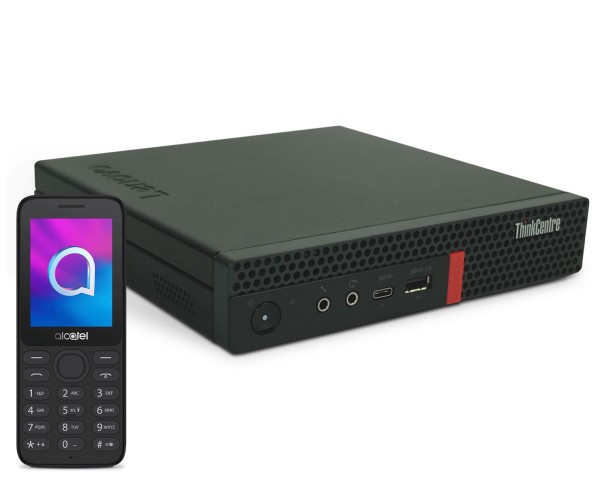 Lenovo ThinkCentre M720Q Mini PC Computer - Intel Core i5-8400T (8.Gen) bis 6x 3,3 GHz